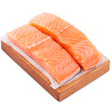 Vis Marine verse zalmfilet met huid
